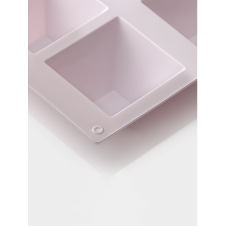 Baking uniform “Pyramid”, silicone, 6 cells, 29.5 × 17.2 × 4 cm, lilac-3
