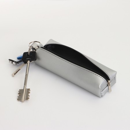 Lightning Klyucker, length 16 cm, ring, carbine, silver color-3