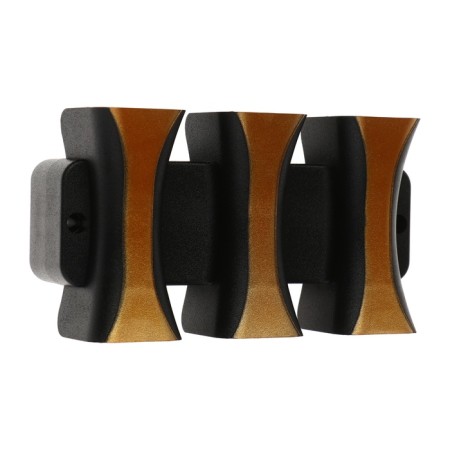 Facade lamp "Elegant", FSD-042, 6 W, 3000K, 3 rays, IP65, 220 V, plastic, black-4