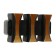 Facade lamp "Elegant", FSD-042, 6 W, 3000K, 3 rays, IP65, 220 V, plastic, black
