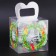 New Year. Box gift New Year's folding PVC "Happy New Year" 12 x 12 x 12 cm.