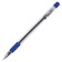 Ballic handle 0.7 mm, Brauberg max-oil, with rubber emphasis, blue ink, oil base