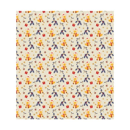 A set of napkins for setting the table "Festive fox", rectangular, size 32x46 cm, 4 pcs-2