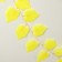 Decor "Girland from the leaves" Length: 2.4 m, width: 26 cm, yellow color