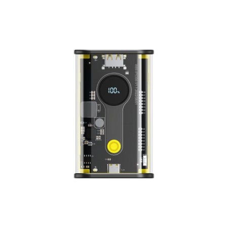 External BYZ W89, 10000 mAh, 1 Type-C, 1 USB, 22.5 W, 3 A, display, PD, black-1
