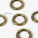 Karabin ring, d = 16/24 mm, thickness - 4 mm, 5 pcs, bronze color