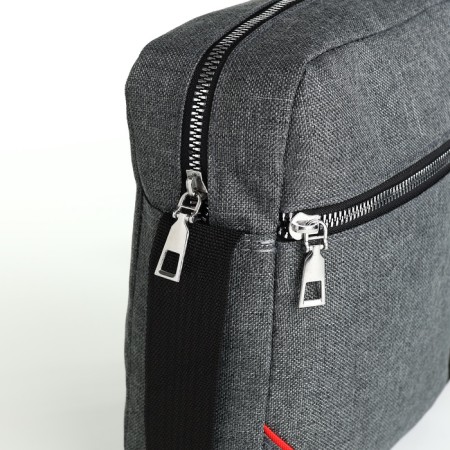 Bag Male Vertical, 18*7*21 cm, lightning department, 2 n/pocket, sulfur-3