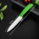 Knife ceramic shade "Simple", blade 12.5 cm, handle Soft Touch, green color