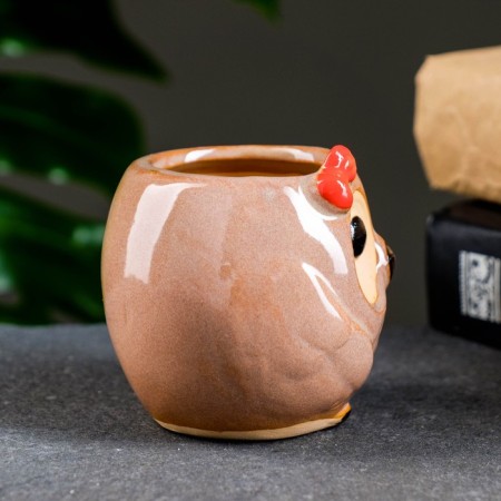 Pot "Boom owl" 7x6x6.5cm-2
