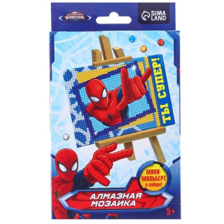 Diamond mosaic, 16x10.5 cm, Spider-Man-9