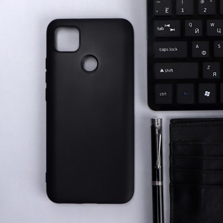 Innovation cover, for Xiaomi Redmi 9c, silicone, matte, black