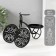Summary metal on1 candle "Three -haired bicycle" d = 8 cm black 23x11.5x16 cm