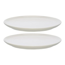 Set of plates Liberty Jones in the Village, D = 22 cm, 2 pcs, white color