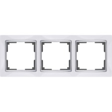 Frame for 3 posts WL03-FRAME-03-WHITE, white color