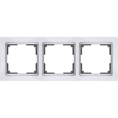 Frame for 3 posts WL03-FRAME-03-WHITE, white color