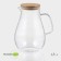 Glass jug with bamboo cover Bellatenero "Eco", 1.8 l, 14.5 × 23 cm