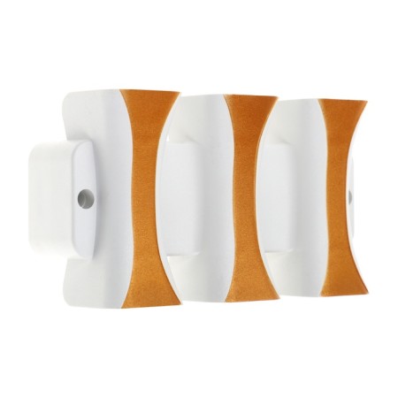 Facade lamp "Elegant", FSD-042, 6 W, 3000K, 3 rays, IP65, 220 V, plastic, white-4