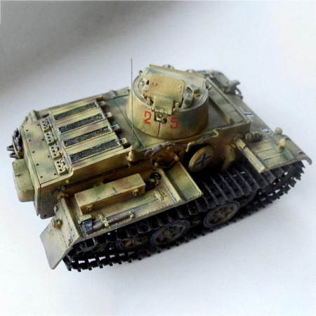 The national model "German light tank T-I F" Ark Models, 1/35, (35015)-4
