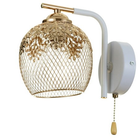 Sconces 662428/1 E14 40W white-gold 26x16x20 cm