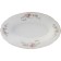 Oval Bernadotte dish, decor "Wild rose, gold layer", 24 cm