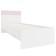Box for the bed "Alice", 988x554x194 mm, pink color