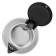 Electric kettle Maxwell MW-1043, metal, 1.8 l, 1800 watts, silver-black