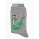 Women's socks "Snake with a glass", dark gray color, rr 36-40