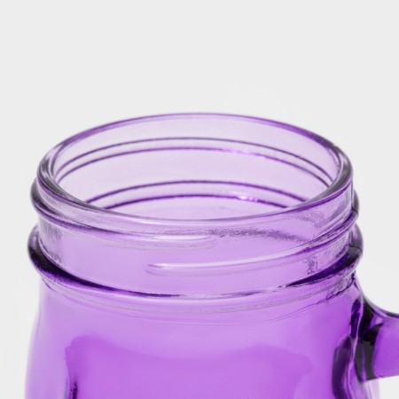 Glass jar with a lid and tube "Skull. Halloween ", 400 ml, 11 × 8.5 × 13 cm, color mix-5