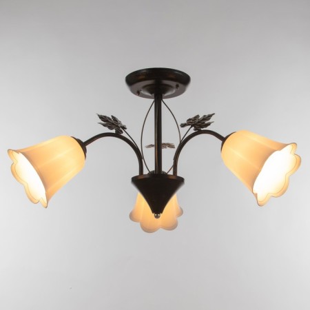 Cauces "Bouquet" 3x15W E27 Model: BR 00227 Black/White-1