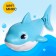 Waterfasting Waterfowl toy "Shark", MIX color