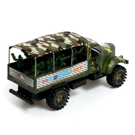 Truck inertial "Army", with soldiers-2