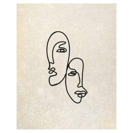 Pillow Roller “Two faces with one line, decorative, size 16x45 cm-1