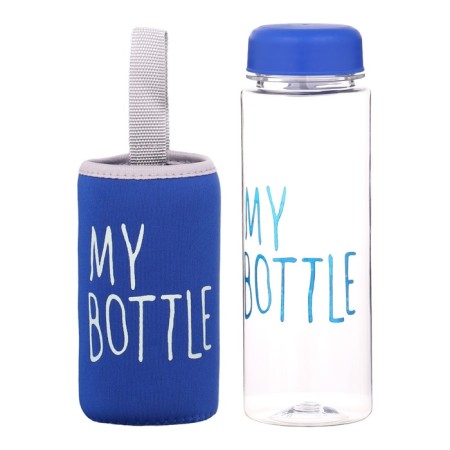 Water bottle, 500 ml, My Bottle, 19.5 x 6 cm, Czech in the kit, blue-1