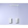 Suspended lamp with a change of lamp Ambrella Light, Techno, TN5131, E27, white color