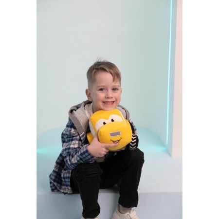 Tractor soft toy, yellow color-1