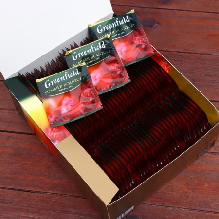 Greenfield Summer Bouquet Herbal Tea (100 bags x 2 g)-1