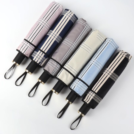 Mechanical “Cage” umbrella, Eponge, 3 additions, 8 knitting needles, r = 47 cm, color mix-3