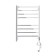 Domoterm electric heated towel rail "Quadro" P8, 500x800 mm, right, chrome