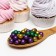Sprinking confectionery with glitter "shine" green, gold, purple 1.5 kg