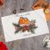 Ethel towel "Winter Robin" 40x73 cm, 100%HL, sarzha 190 g/m2
