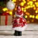 Santa Claus "In a red fur coat with a silver bag" 14 cm