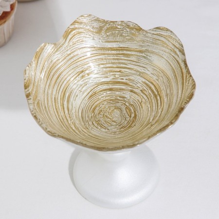 Confepture "Antique Rose", D = 15 cm, gold color-1