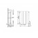 Bimetallic radiator Royal Thermo Pianoforte/Noir Sable, 500 x 100 mm, 8 sections, graphite