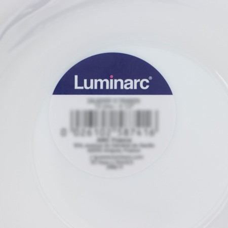 Set of salad bowls Luminarc Trianon, 320 ml, D = 12 cm, glass ceramics, 6 pcs, white color-5