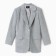 Women's jacket Mist Velvet, p. S-m gray