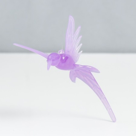 Wind Music Plastic "Hummingbird" 4 tubes 7 birds 76 cm-3