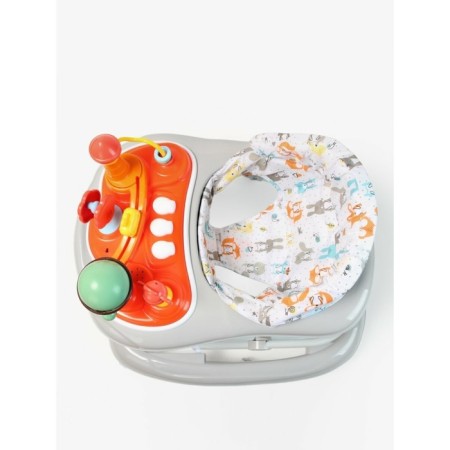 Walks of children's Amarobaby Running Baby, with an electronic game panel, color gray color-16