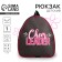 Baby backpack for the girl "Chirling", 23x20.5 cm, lightning department, black color