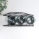 Climber Metal, glass for 3 candles "Loft. Trapezius" black 21x7x18 cm