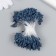 Stamens for flowers "gray-blue" set 360 pcs length 6 cm